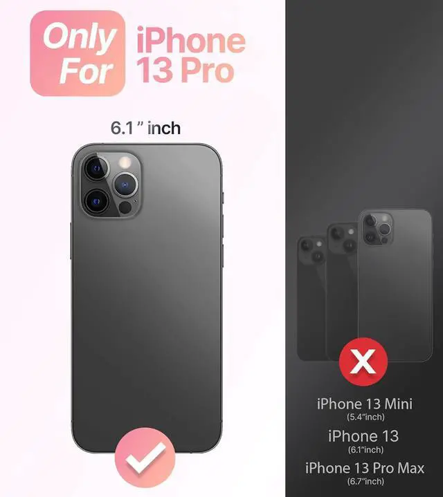 Alt view image 6 of 6 - Miss Arts Case for iPhone 13 Pro - Colorful Retro Oil Printed Flower Laser Glossy Pattern Cute Curly Wave Edge Phone Cover with Ring Holder - Stylish Durable TPU Protective for Girl Women - Green