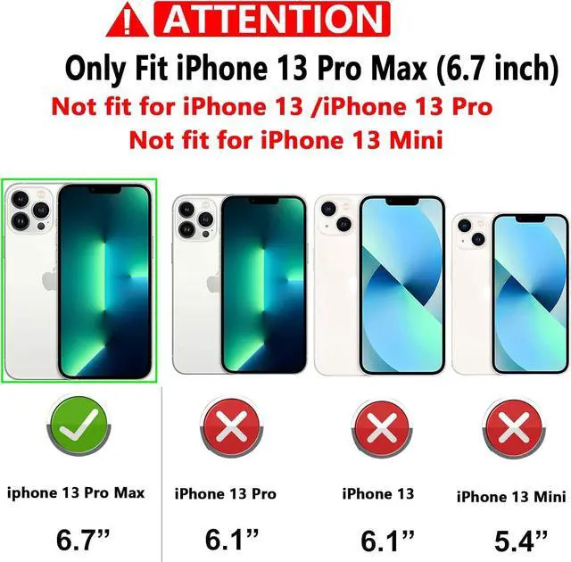Alt view image 2 of 7 - for iPhone 13 Pro Max Case,with Camera Lens Cover HD Screen Protector,[Military Grade] Ring Car Mount Kickstand Hybrid Hard PC Soft TPU Shockproof Protective Case for iPhone 13 Pro Max, Black