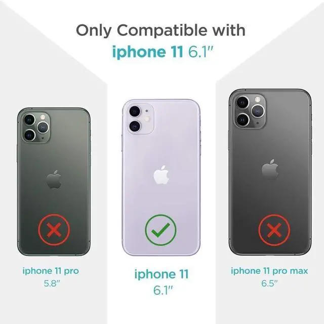 Alt view image 2 of 7 - Clear Flower Designed for iPhone 11 Case with Screen Protector, Soft Shockproof Protective Transparent Bumper Cover for Women Girls Floral Pattern Phone Case 6.1 Inch (Windflower/White)