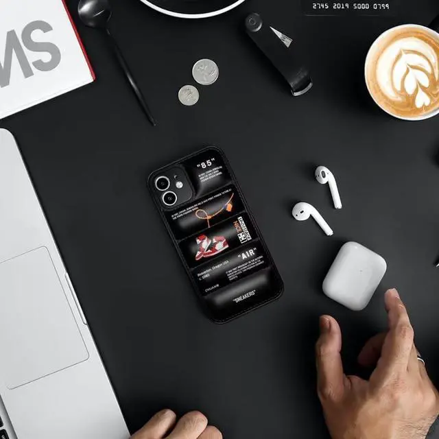 Alt view image 4 of 7 - Cool Aesthetic Phone Case for iPhone 11 Case for Boys Men Drop-Resistant Lens Protection Red Basketball Sneaker Street Design Shockproof Designer Cases Compatible with iPhone 11 Case Black