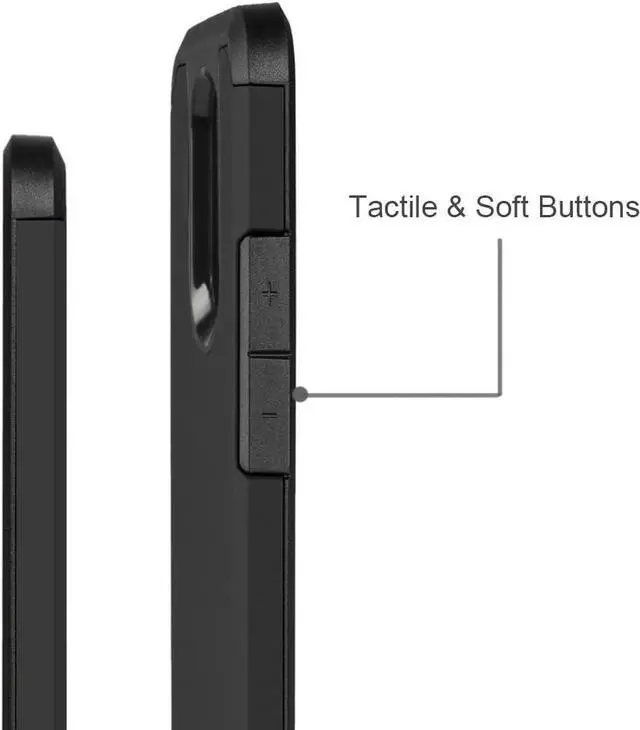 Alt view image 4 of 7 - J&D Heavy Duty Dual Layer Hybrid Shockproof Protective Rugged Bumper Case for LG K20 V, K20 Plus, Harmony, K10 2017, V5, Grace - Black