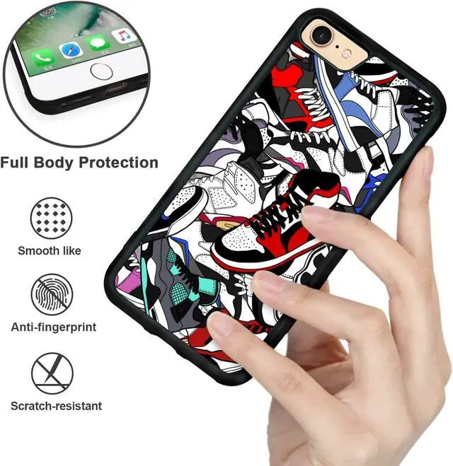 Alt view image 5 of 7 - Cool Shoe Phone Case for iPhone SE 2020 iPhone 8 iPhone 7 Case for Teen Boys Men Kids Boys - 4.7 Inch
