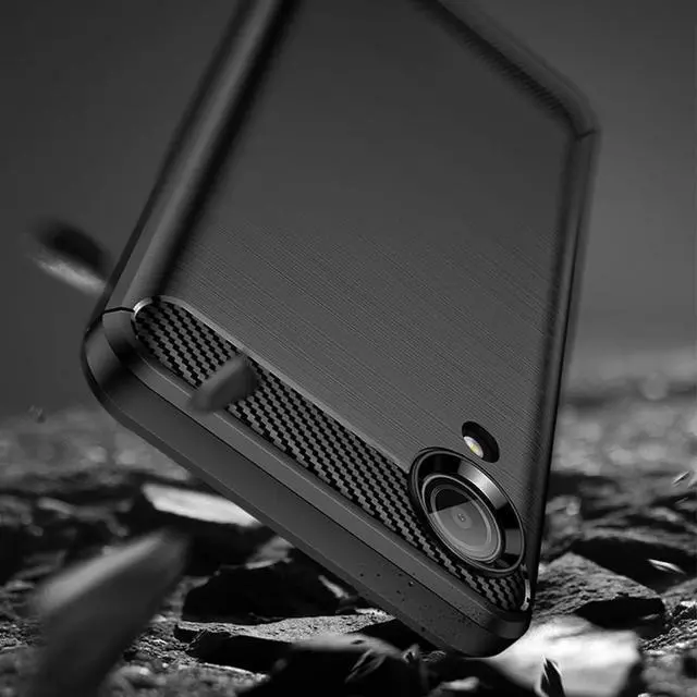 Alt view image 4 of 7 - Osophter for Galaxy A03 Core Case,Samsung A03 Core Case with 2pcs Screen Protector Shock-Absorption Flexible TPU Rubber Protective Cell Phone Cover for Samsung Galaxy A03 Core(Black)