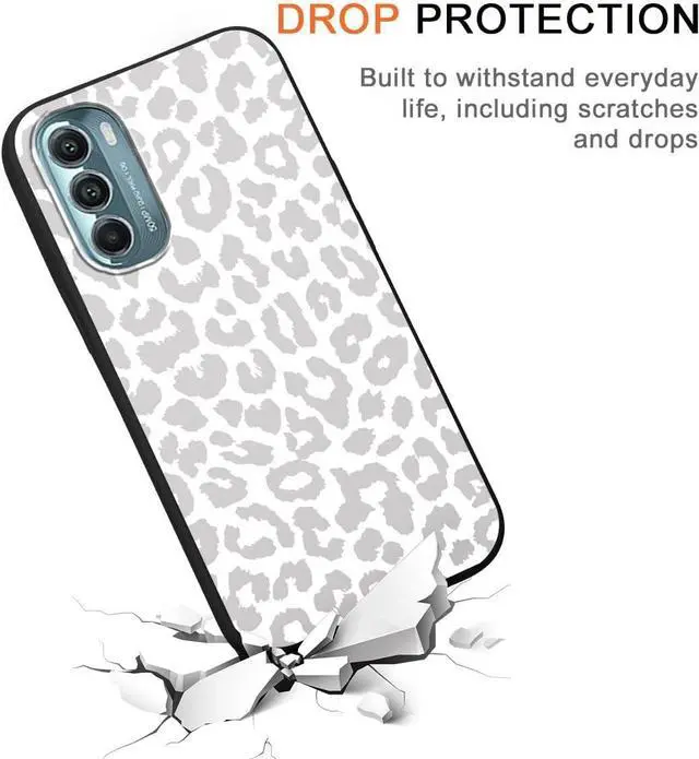 Alt view image 5 of 6 - 2 Pack Cute Cheetah Print for Motorola Moto G Stylus 5G20226.8" Phone Case,Leopard Pattern Design Cases Soft Silicone Slim TPU Shockproof Protective Bumper Cover for Women Girls-Black & White