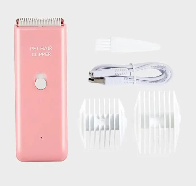 Alt view image 2 of 6 - Dog Cat Home Hair Waterproof Clipper Portable Electric USB Rechargeable Pet Grooming Tools Low Noise Shaver Cordless Trimmer for Small and Large Pets