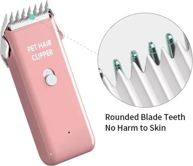 Alt view image 4 of 6 - Dog Cat Home Hair Waterproof Clipper Portable Electric USB Rechargeable Pet Grooming Tools Low Noise Shaver Cordless Trimmer for Small and Large Pets