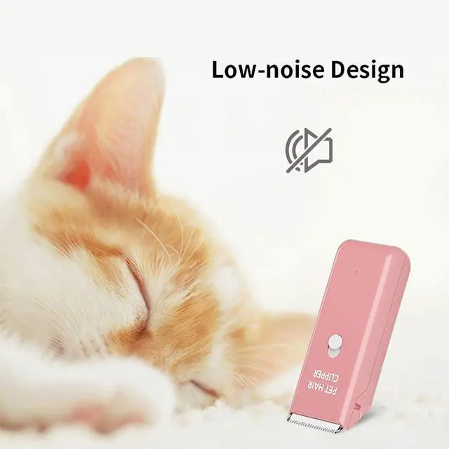 Alt view image 3 of 6 - Dog Cat Home Hair Waterproof Clipper Portable Electric USB Rechargeable Pet Grooming Tools Low Noise Shaver Cordless Trimmer for Small and Large Pets
