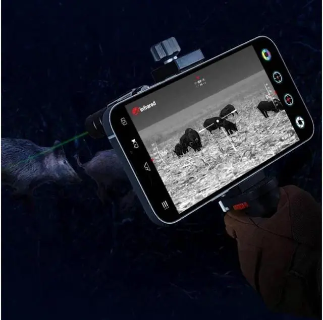 Alt view image 5 of 7 - InfiRay T2 Pro Thermal Imager Camera +Protective shell for iPhone iOS