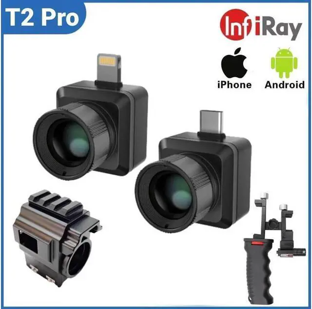 Main image of InfiRay T2 Pro Thermal Imager Camera +Protective shell for iPhone iOS