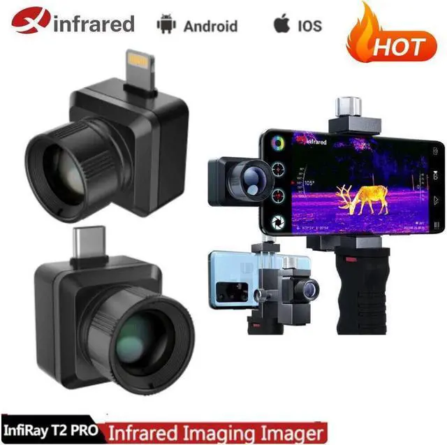 Alt view image 7 of 13 - Xinfrared T2 Pro Thermal Monocular Outdoor Detect Night Vision Hunt iOS IPhone