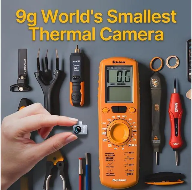 Alt view image 4 of 7 - InfiRay P2 Pro Thermal Camera 25 Hz Thermal Imager for iPhone iOS 256x192 IR Thermal +Magnetic Macro lens