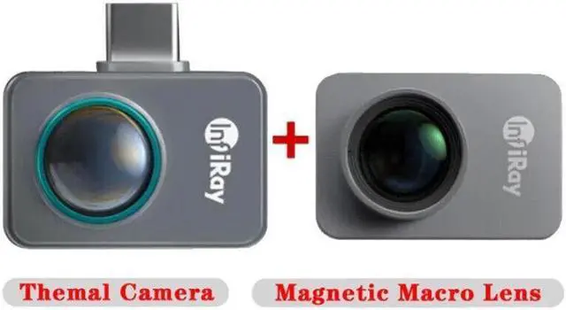 Main image of InfiRay P2 Pro Thermal Camera for Android USB Type C Thermal Imaging Camera +Magnetic Macro lens