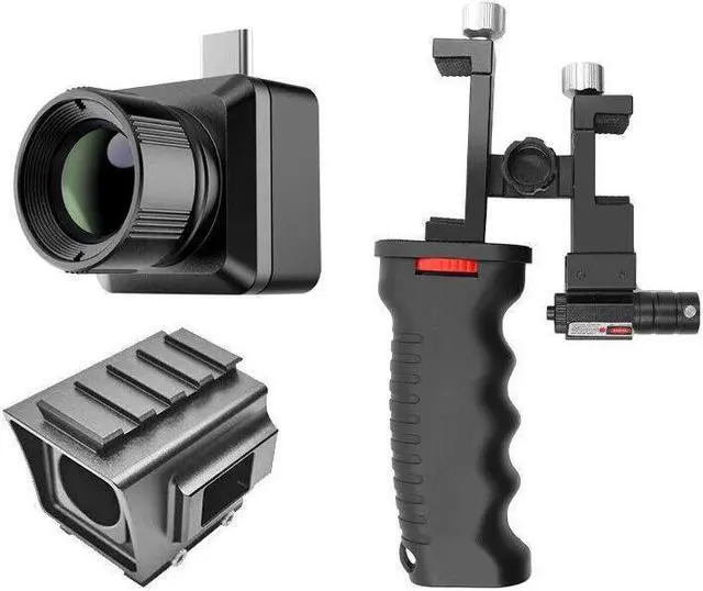 Alt view image 2 of 7 - INFIRAY T2 Pro Thermal Camera Metal Protective shell (rifle holder)for iPhone(iOS)