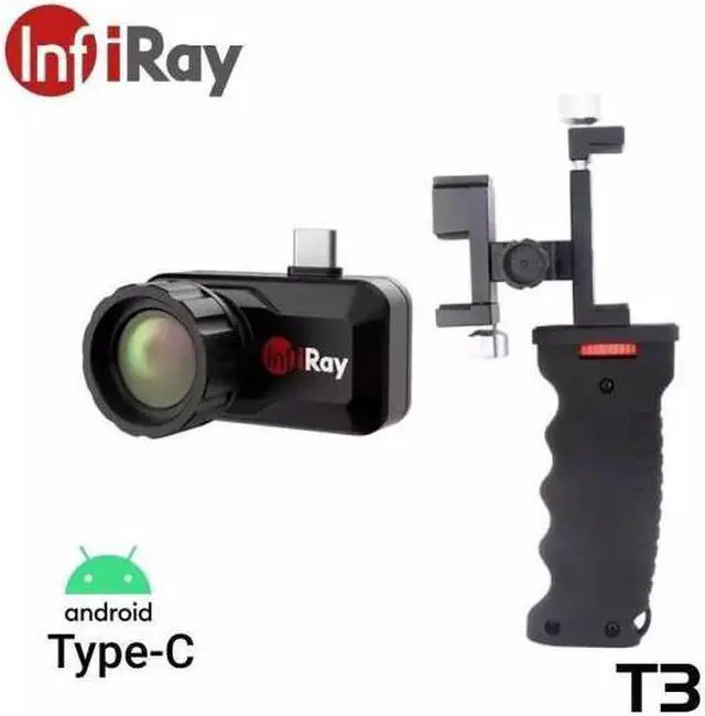 Main image of InfiRay T3 Infrared 15X Zoom Thermal Imager Camera Night Vision Hunting Type-C (T3+holder)