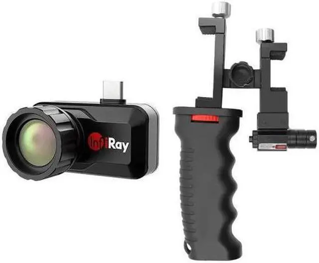 Alt view image 2 of 7 - InfiRay Infrared Thermal Imaging Camera T3 Outdoor Hunting Night Vision 1340m (T3+holder)