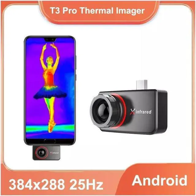 Main image of InfiRay Infrared Thermal Imaging Camera T3 PRO Thermal Imager For Android Phone