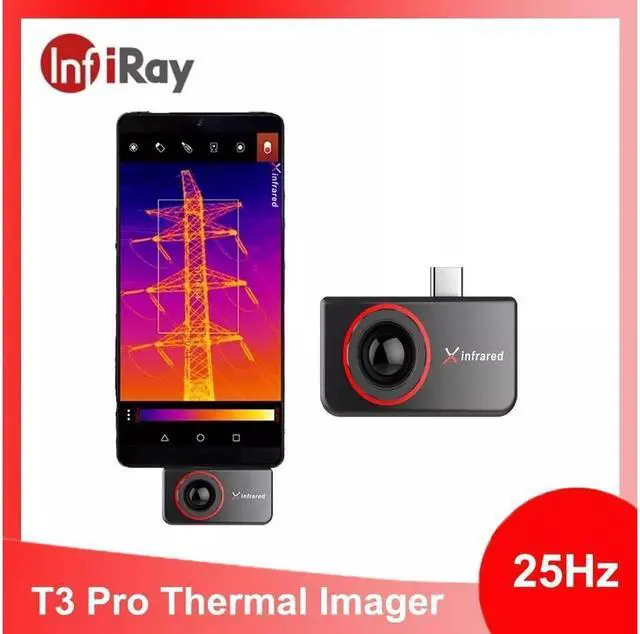 Main image of InfiRay Mobile Infrared Thermal Imager T3 Pro Thermal Camera Night Vision Device For Phone Android Type C