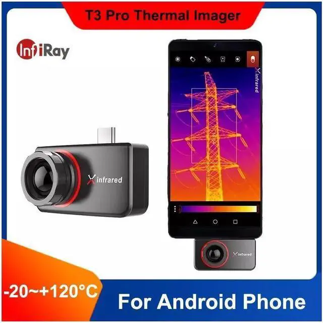 Main image of Infiray T3 Pro Thermal Imager For Phone Android Type C Resolution 384x288 25Hz