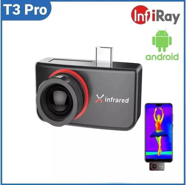 Main image of Infiray T3 Pro Thermal Imager 384x288 25Hz Industrial Water Pipe Inspection For Phone Android Type C