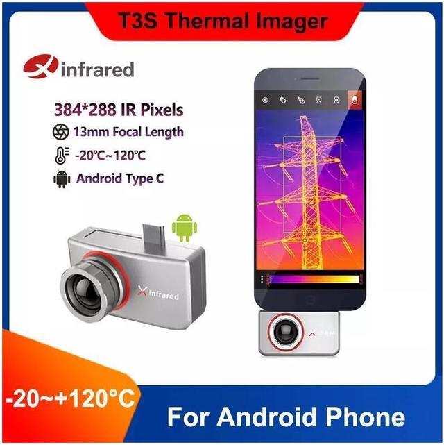 Alt view image 2 of 7 - Xinfrared T3S Thermal Camera Night Vision Thermal Imager for Android Type-C