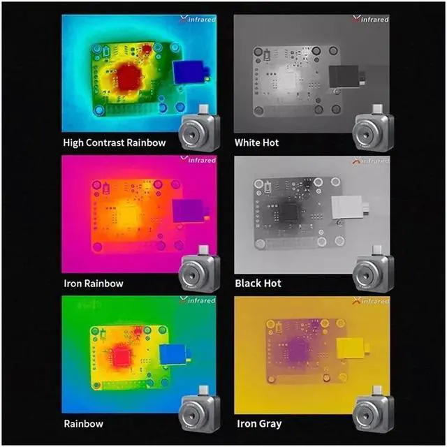 Alt view image 7 of 7 - InfiRay Thermal Imager T2L PCB Circuit Fault Testing Tool Mobile Thermal Camera