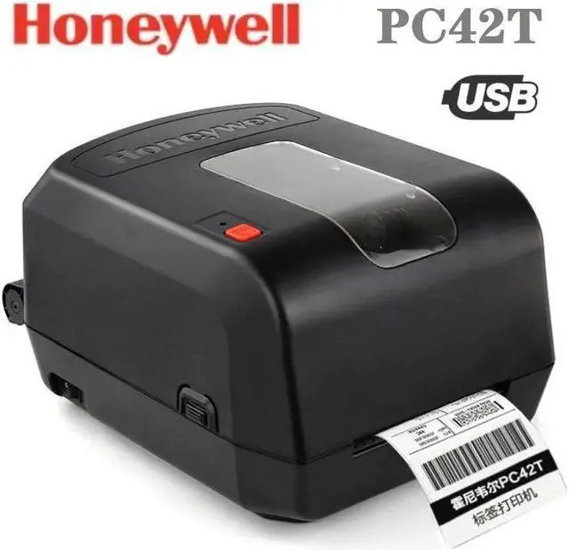 Main image of New Honeywell PC42T Desktop Thermal Transfer Label Barcode Printer With USB Port