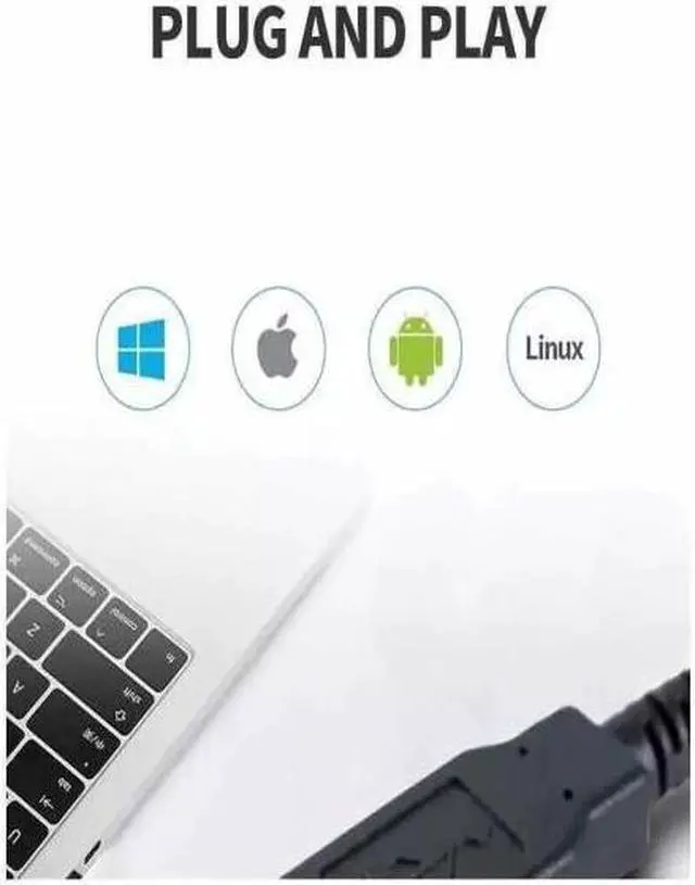 Alt view image 7 of 7 - NEW Honeywell HF680 HF680-R1-2USB-G 2D Imager Hand-free Fixed USB Barcode Scanner with Cable