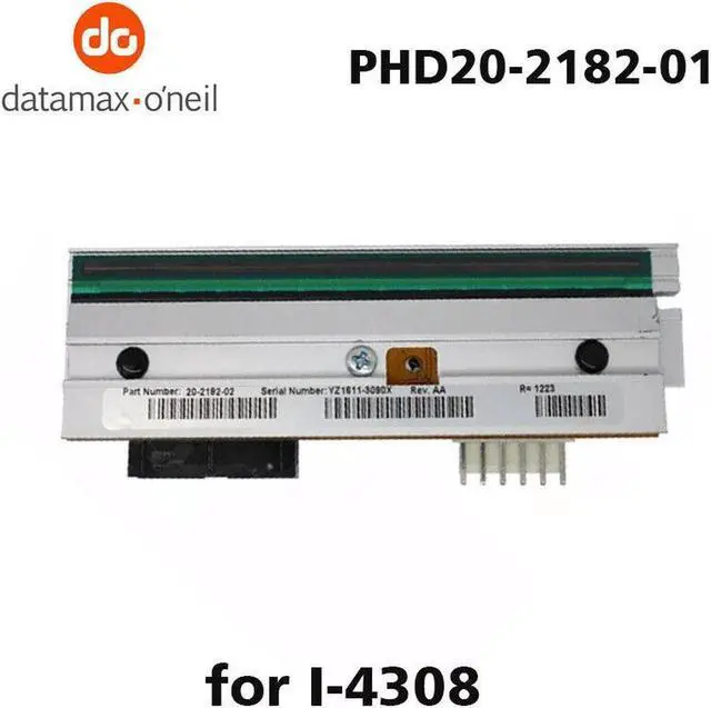 Alt view image 3 of 7 - Printhead For Datamax-O'Neil I-4308 A-4310 300dpi Thermal Printer PHD20-2182-01