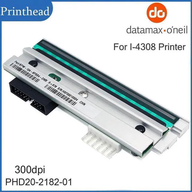Main image of Printhead For Datamax-O'Neil I-4308 A-4310 300dpi Thermal Printer PHD20-2182-01