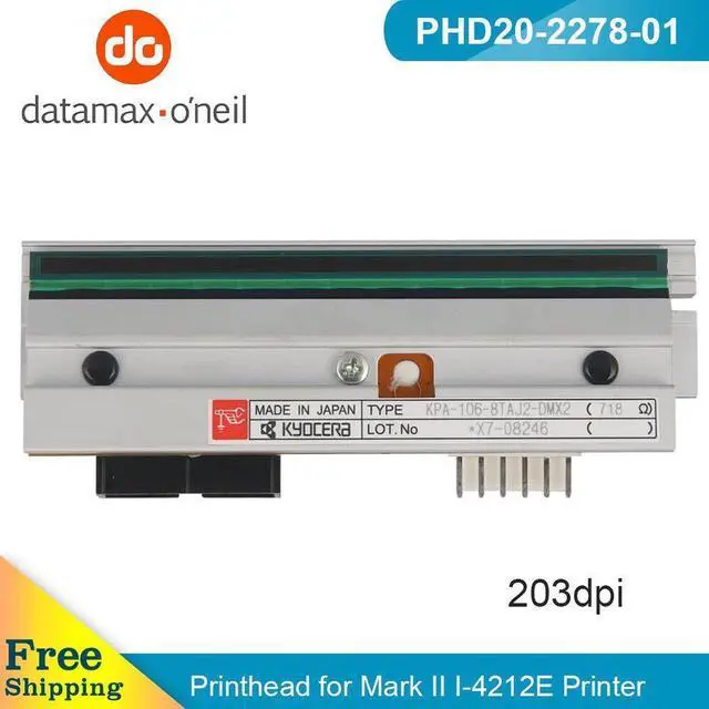 Main image of New OEM Thermal Printhead for Datamax I-4212e Mark II 203 dpi P/N: PHD20-2278-01