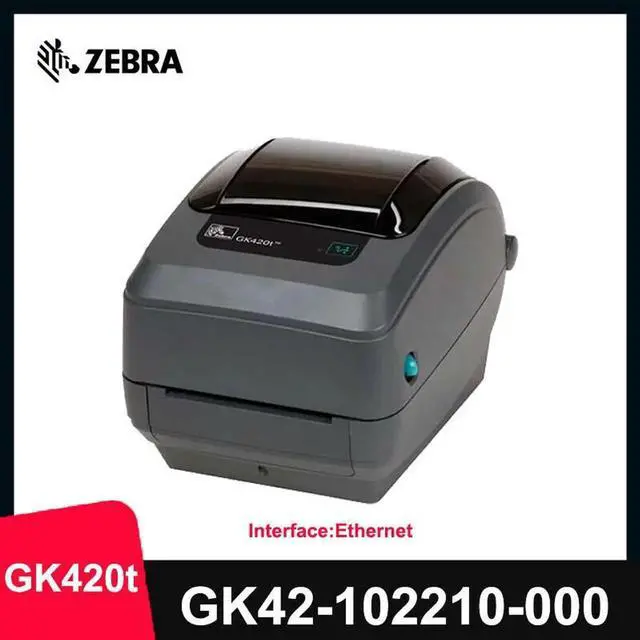 Main image of Ze,br,a GK420t GK42-102210-000 Thermal Transfer+ Direct Thermal Label Printer Ethernet Port 203DPI
