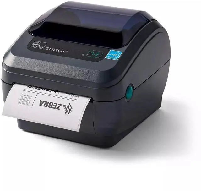 Alt view image 4 of 7 - Ze,br,a GX420d Direct Thermal Printer USB Serial and Parallel Port GX42-202510-000 203dpi