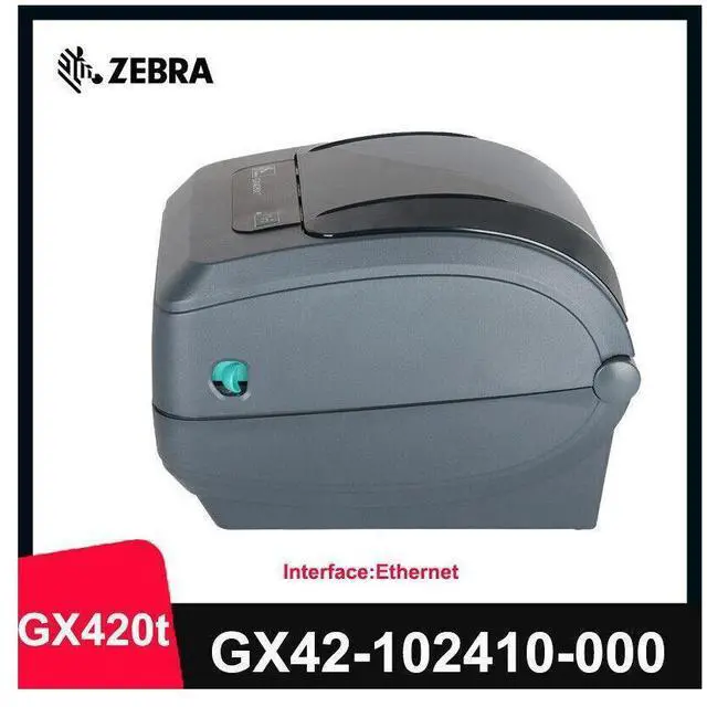 Main image of Ze,b,ra GX420t Thermal Transfer Desktop Label Ethernet Network Printer GX42-102410-000 203dpi
