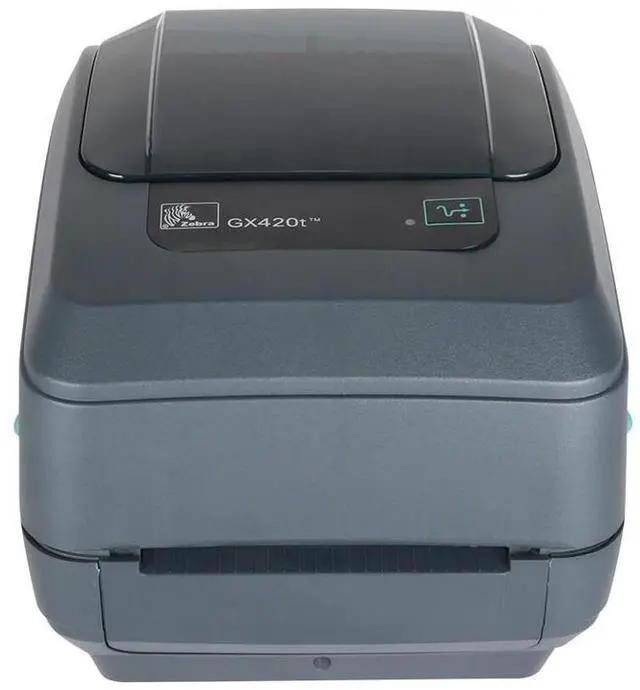 Alt view image 2 of 7 - Ze,b,ra GX420t Thermal Transfer Desktop Label Ethernet Network Printer GX42-102410-000 203dpi