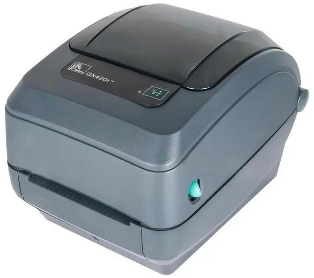 Alt view image 3 of 7 - Ze,b,ra GX420t Thermal Transfer Desktop Label Ethernet Network Printer GX42-102410-000 203dpi