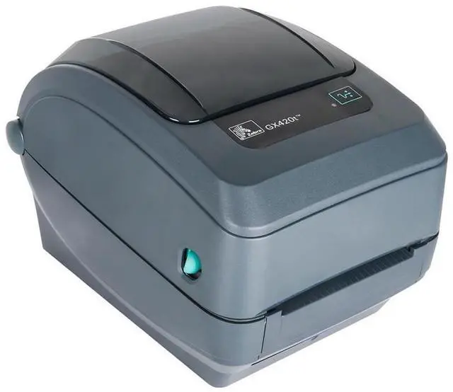 Alt view image 4 of 7 - Ze,b,ra GX420t Thermal Transfer Desktop Label Ethernet Network Printer GX42-102410-000 203dpi