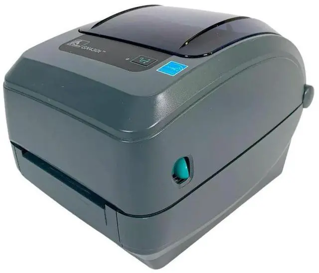 Alt view image 7 of 7 - Ze,b,ra GX430T Thermal Transfer Label Tag Printer 300 dpi USB Serial No AC Adapter GX43-102510-000 USB