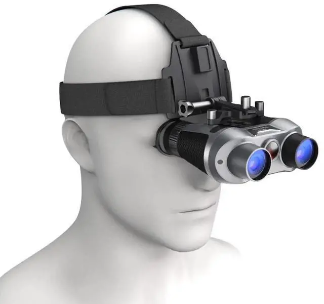 Alt view image 4 of 7 - VRNV303 Naked Eye 3D VR Head-mounted Binocular Night Vision F1.3 6X Digital Zoom