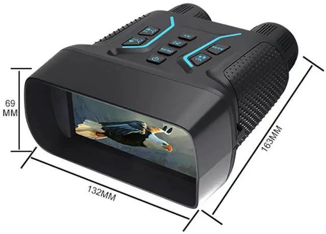 Alt view image 2 of 7 - NV2183 4.5" TFT Infrared Night Vision Binocular 36MP 4K HD Vdieo 8X Digital Zoom
