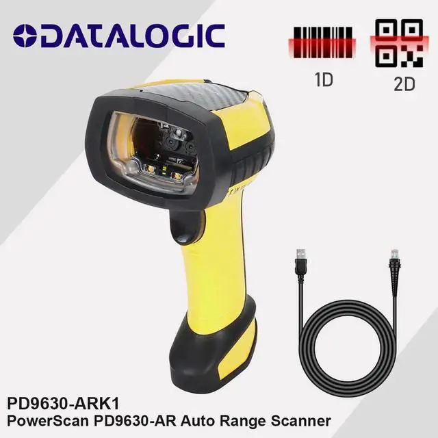 Main image of Da,tal,ogic PD9630-ARK1 PowerScan Handheld 2D Auto Range Barco,de Sc,ann,er USB Kit