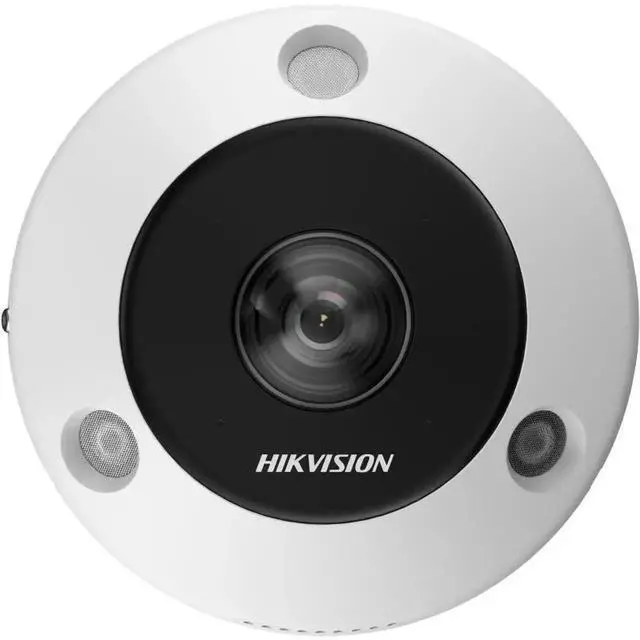 Alt view image 4 of 4 - Hi,kvi,sion DS-2CD63C5G1-IVS 12 MP DeepinView Fisheye Network Camera Two-Way Audio