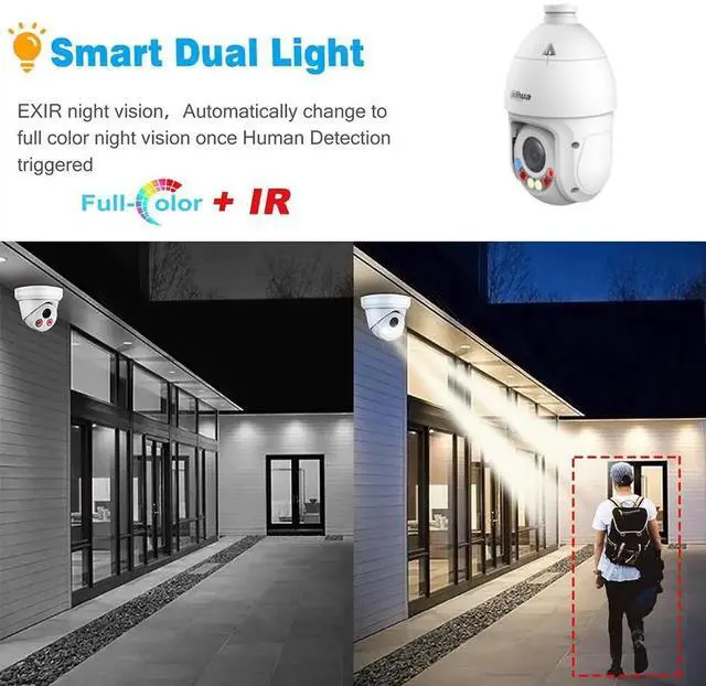 Alt view image 5 of 7 - Da,hu,a SD4E825GB-HNR-A-PV1 8MP Full-color 25x PTZ Auto-tracking TiOC IP Camera
