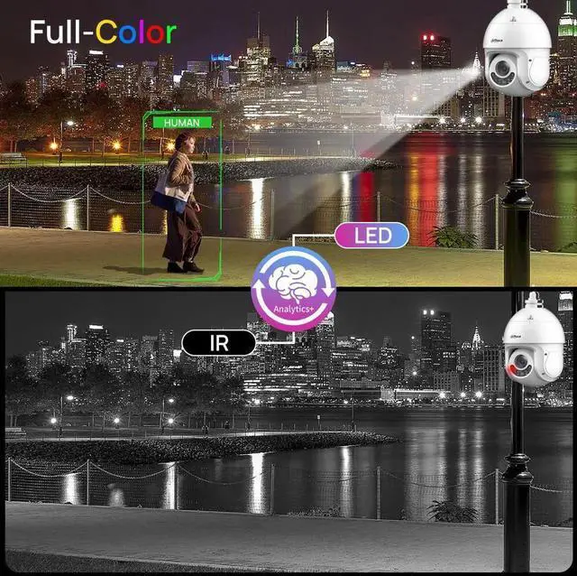Alt view image 6 of 7 - Da,hu,a SD4E825GB-HNR-A-PV1 8MP Full-color 25x PTZ Auto-tracking TiOC IP Camera