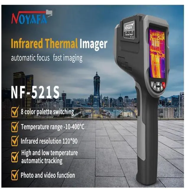Alt view image 6 of 7 - NOYAFA NF-521S Thermal Imaging Camera Digital Night Vision Infrared Thermometer