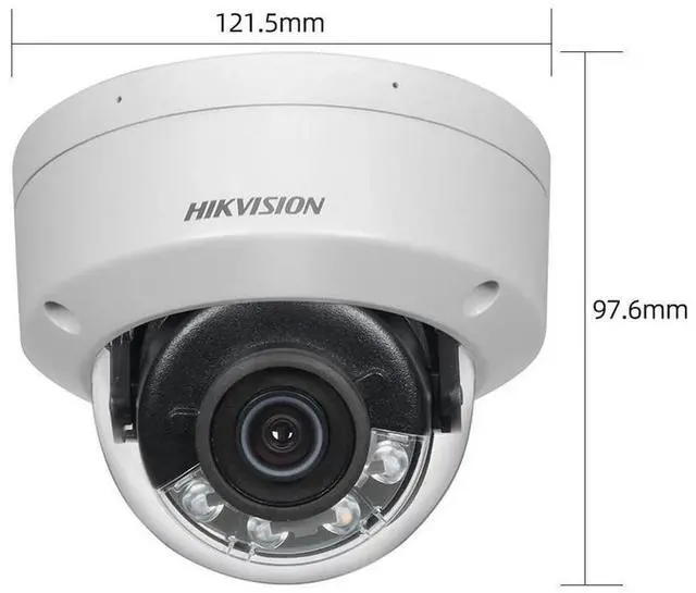 Alt view image 6 of 7 - 8MP DS-2CD2187G2H-LISU Built-in mic ColorVu Dome Network IP Camera Smart-light