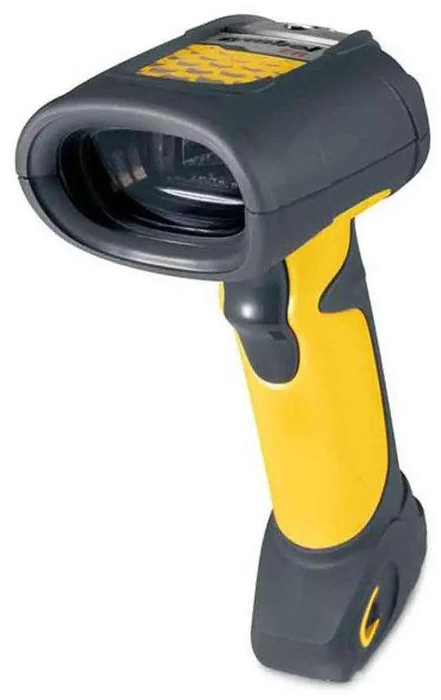 Alt view image 5 of 7 - Symbol LS3408-ER20005R Extended Range Corded Rugged Barcode Scanner LS3408-ER- Yellow (Scanner only)