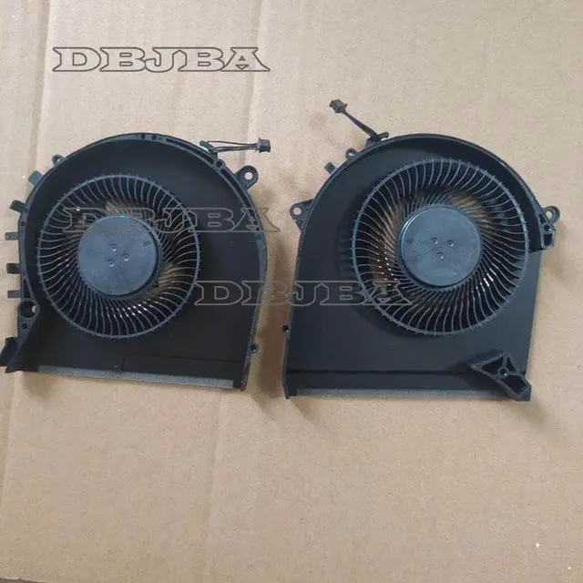Alt view image 2 of 2 - DBTLAP CPU GPU cooling fan For HP OMEN 17-CB TPN-C144 FAN R+L