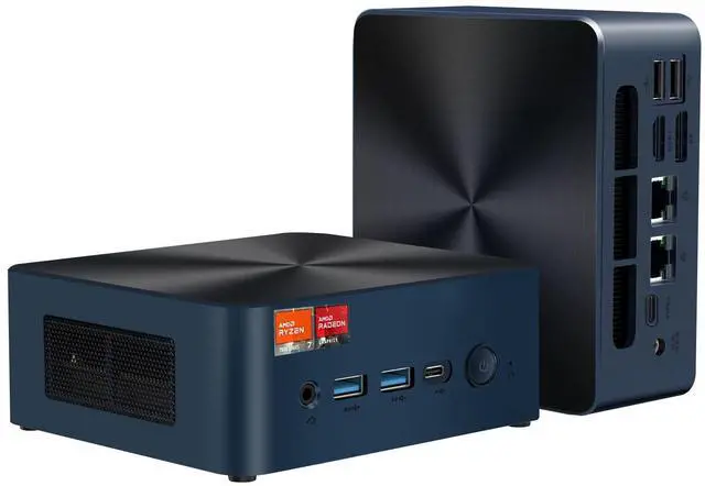Main image of BREN7P Mini PC AMD Ryzen 7 7840HS 5.1GHz, 64GB DDR5 RAM, 1TB PCIe 4.0 SSD Desktop Compute, Triple 4K Display, WiFi 6 BT5.2 W-11