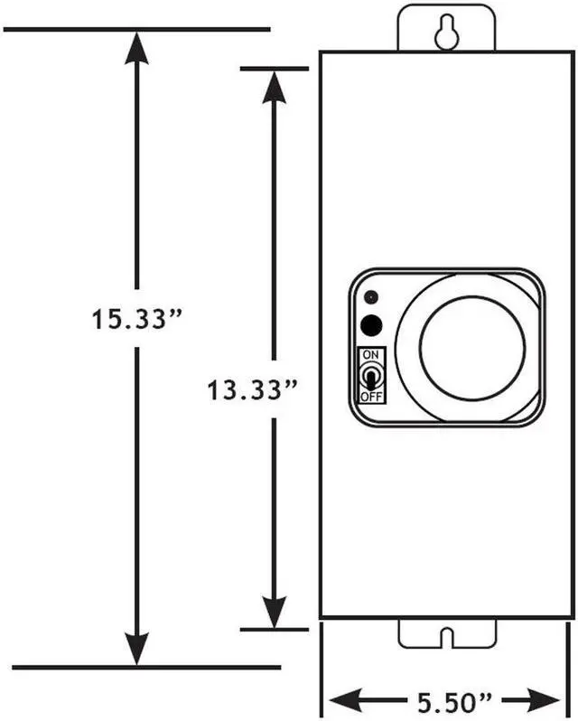 Alt view image 4 of 5 - 300W Slim Line Low Voltage Transformer (12V/15V) for LED Landscape Lighting