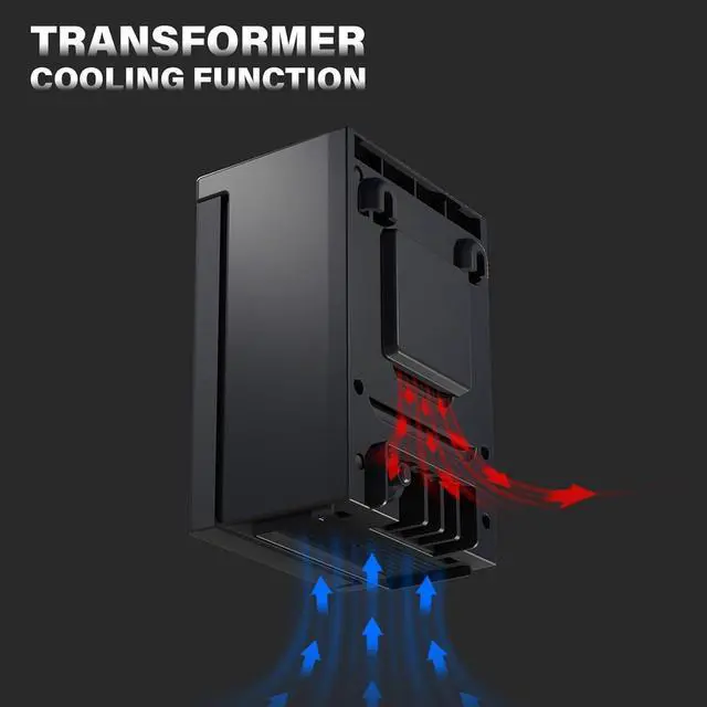 Alt view image 4 of 7 - 120 Watt Power Pack with Sensor and Weather Shield for Low Voltage Landscape Lighting Spotlight Outdoor Transformer 120V Input 12V Output 8100-9120-01